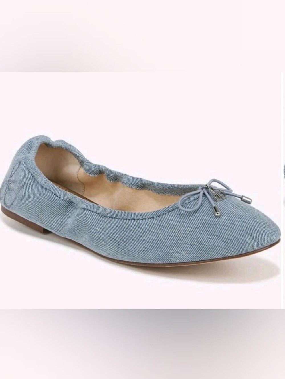 Sam Edelman Felicia Blue Ballet Flat Shoes Msrp $130